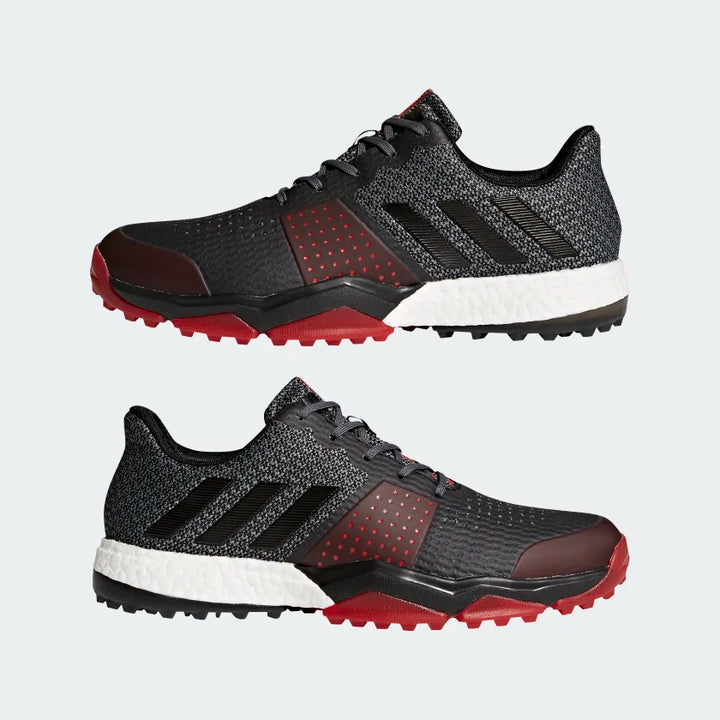 adidas Mens Adipower S Boost 3 Shoes - ONIX/CORE BLACK/SCARLET - Golf Anything Canada