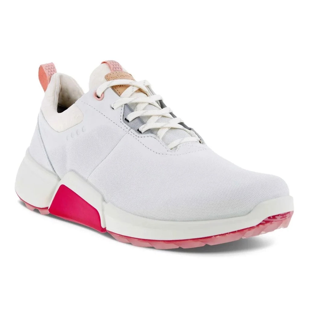 Ecco Womens Biom H4 Golf Shoes - WHITE/PINK - Golf Anything Canada