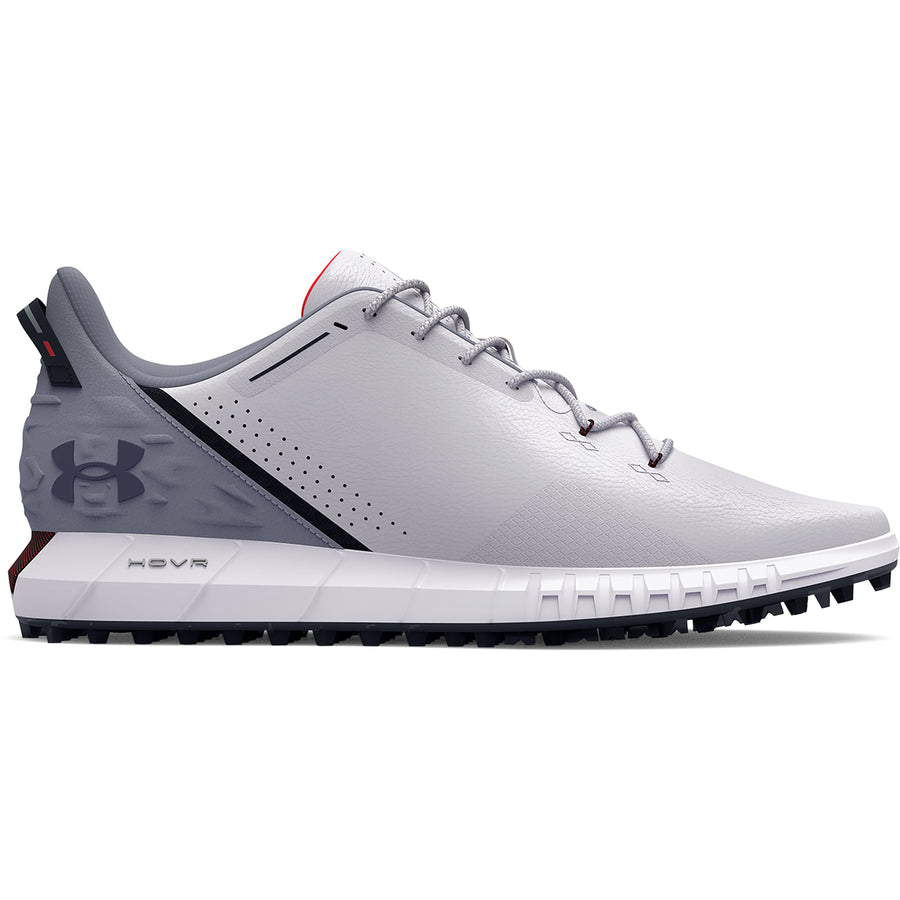 Under Armour Mens HOVR Drive Spikeless Golf Shoes - WHITE/MOD GRAY/BLACK - Golf Anything Canada