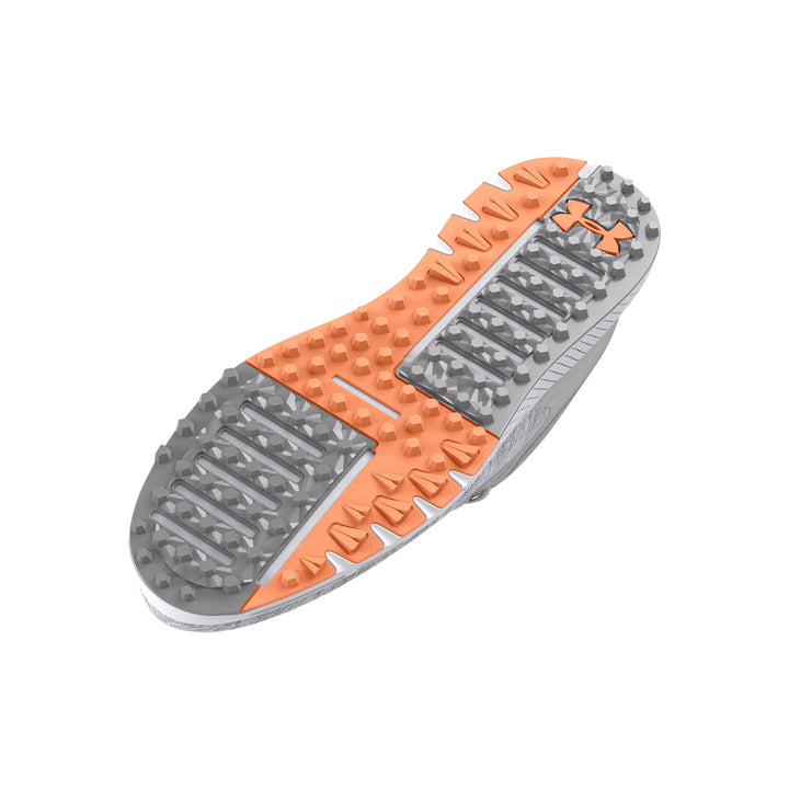 Under Armour Womens Charged Breathe 2 Knit Spikeless Golf Shoes - HALO GRAY/WHITE - Golf Anything Canada